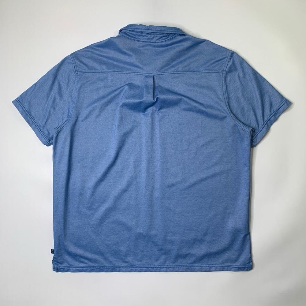 Tommy Bahama Polo Shirt Mens XXL 2XL Copen Pima Cotton Blend Short Sleeve Golf - Picture 7 of 9